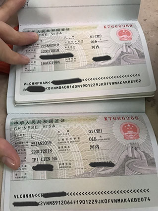 Xin visa trung quốc giá rẻ