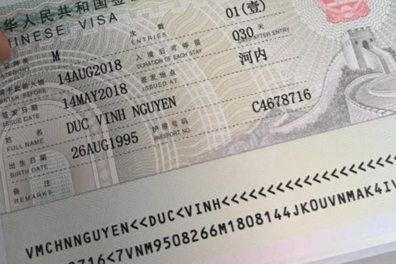 Visa thương mại trung quốc