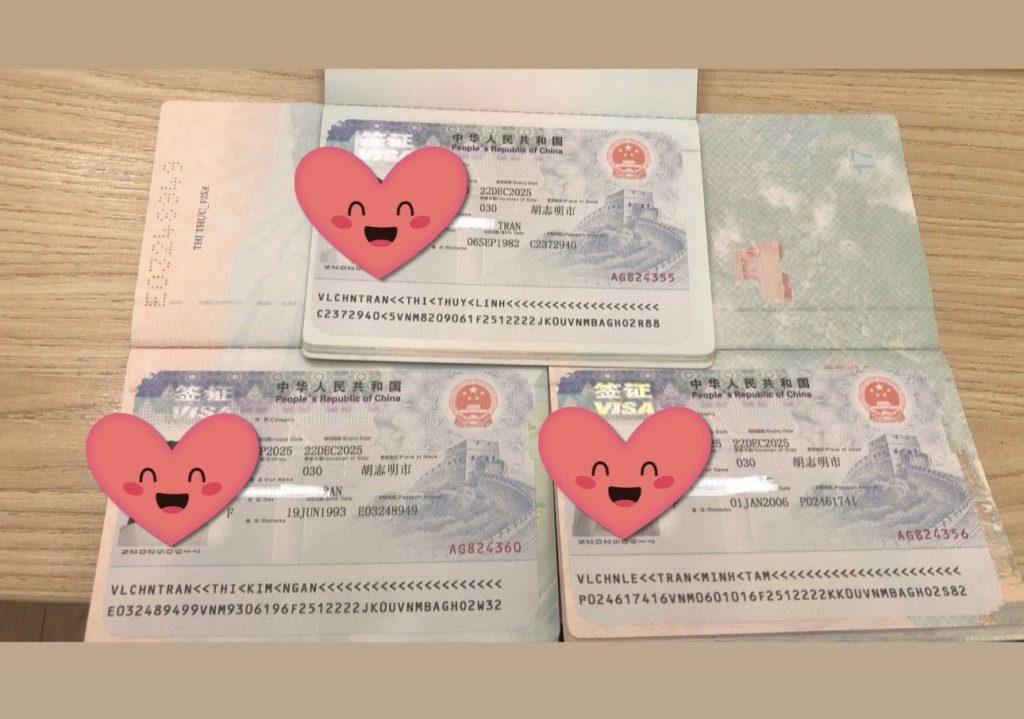Visa F Trung Quoc